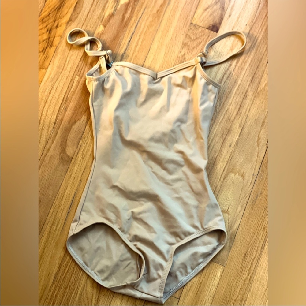 CAPEZIO Tan leotard XS theater or dance